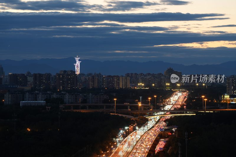 北京城市夜景