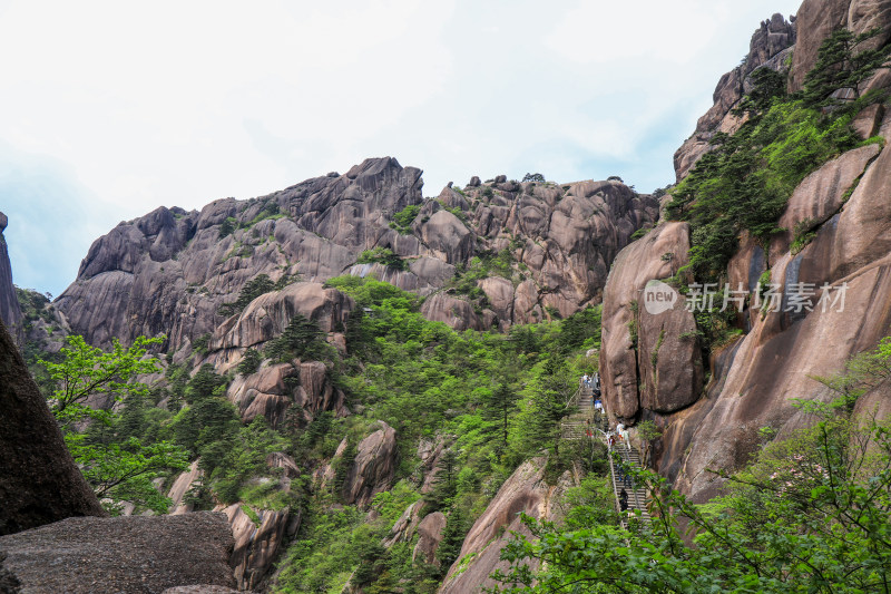 黄山登高自然风光