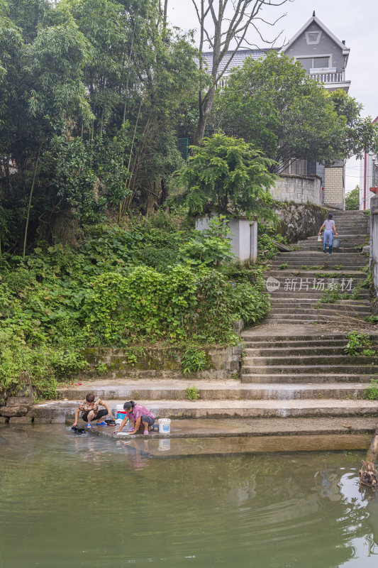 建德新安江江南水乡风景