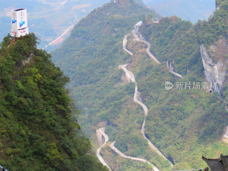 张家界天门山旅游风光