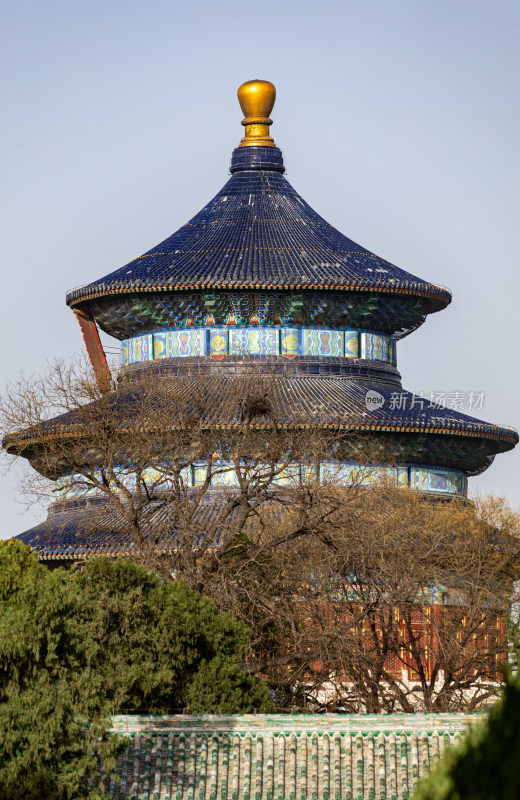 北京天坛公园祈年殿建筑景观