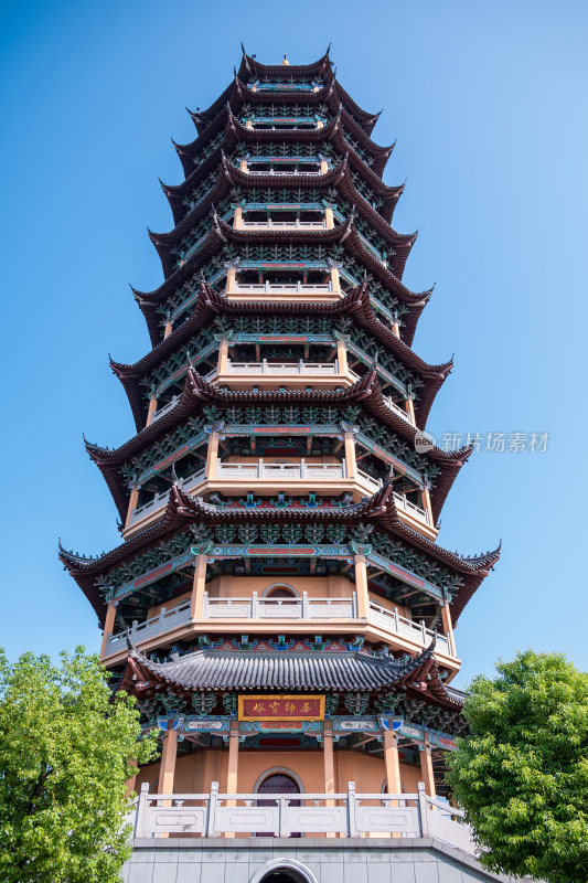 江苏扬州市江都开元寺药师宝塔建筑