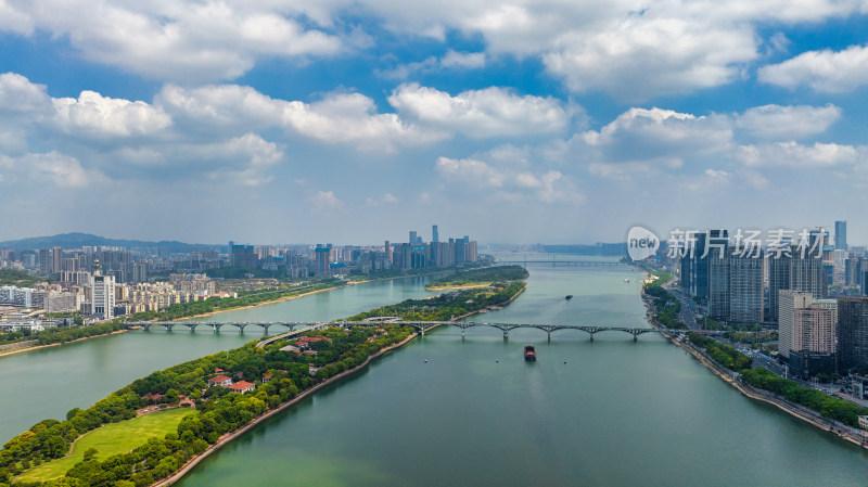 湖南长沙湘江橘子洲景区