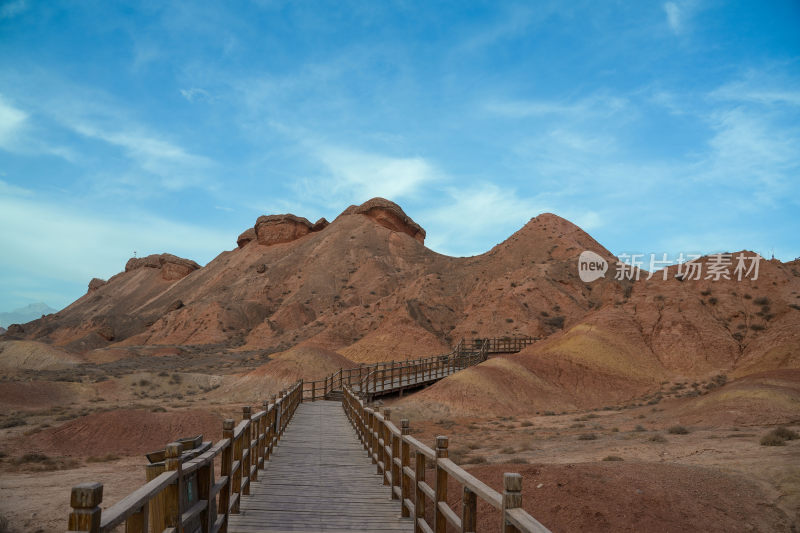 甘肃张掖七彩丹霞风景