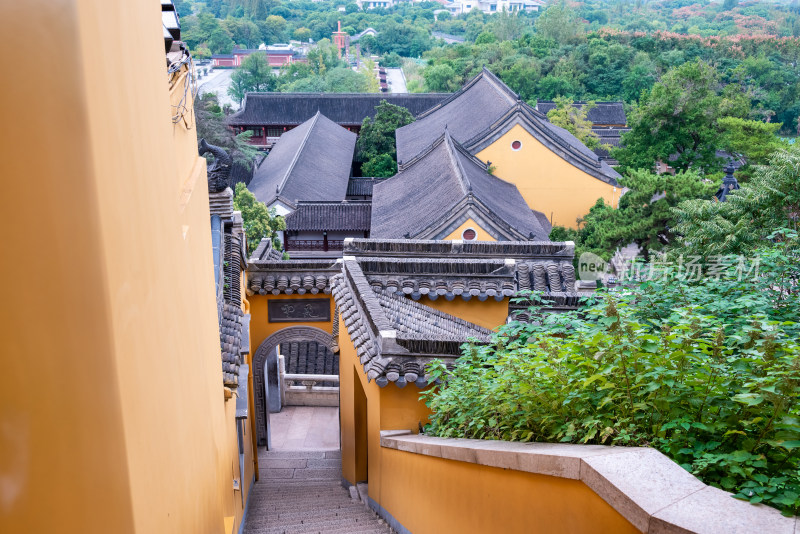 江苏镇江市金山公园江天禅寺建筑