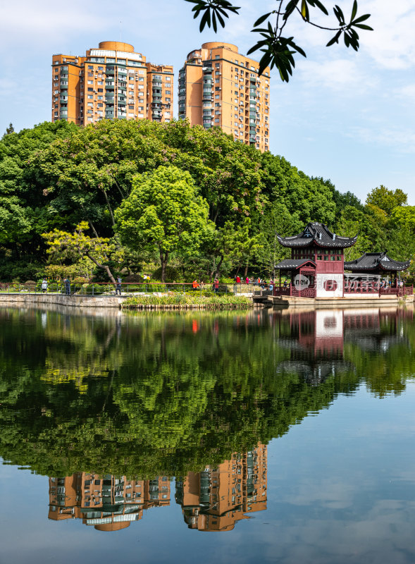 上海和平公园景点景观