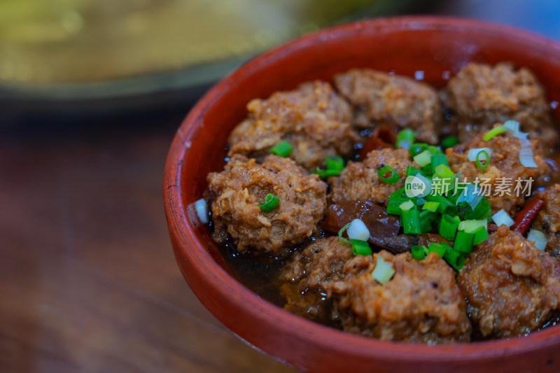 中华美食，红烧猪肉丸子