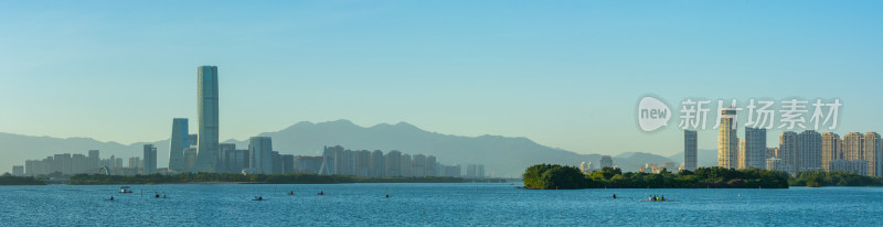 厦门集美杏林湾城市建筑风光