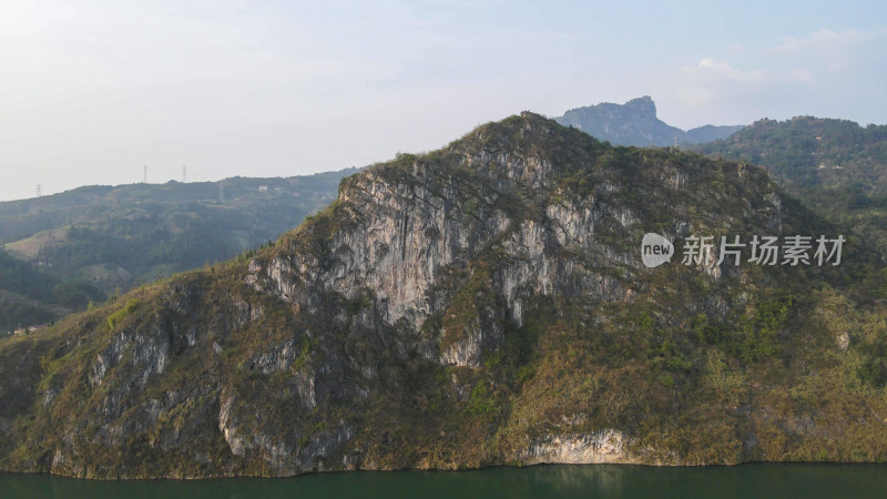 航拍湖南思蒙国家湿地公园