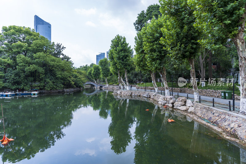 武汉江汉区中山公园风景