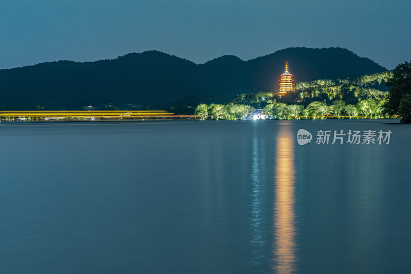 杭州西湖雷峰风景