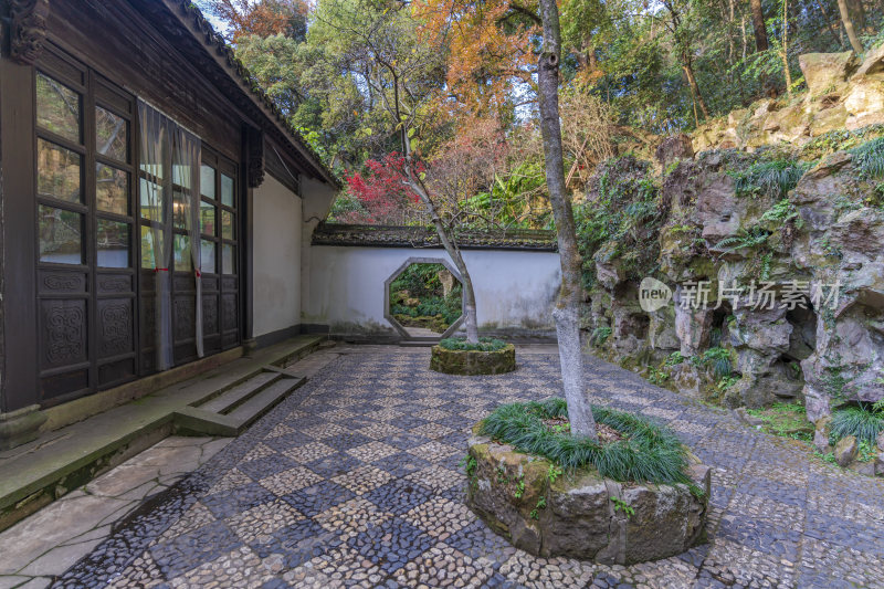 杭州栖霞岭黄龙洞景点风景