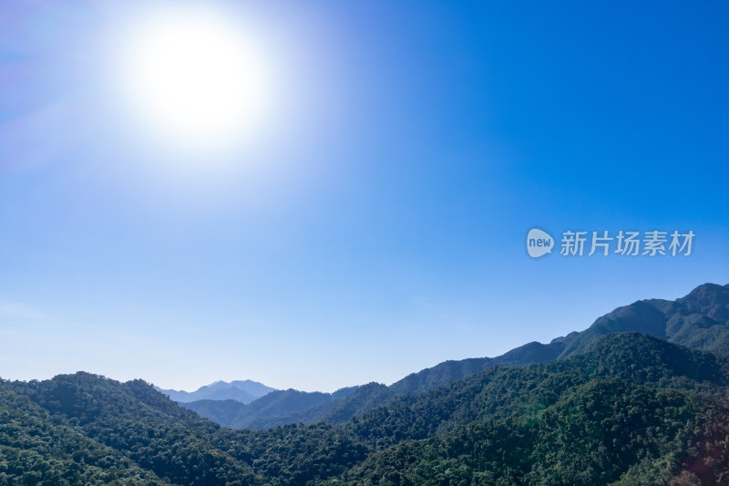 广东肇庆鼎湖山风景区航拍摄影图