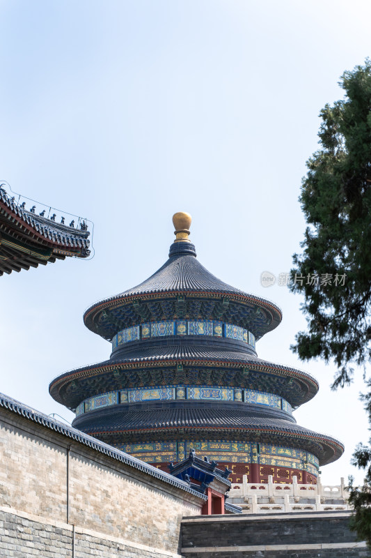 中国北京天坛祈年殿古代建筑