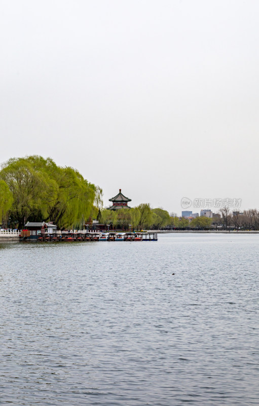 北京什刹海后海公园景点景观