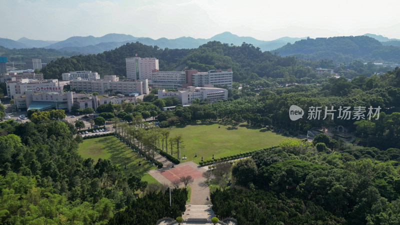 航拍广东中山孙文纪念公园