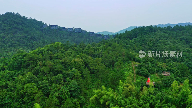 湖州莫干山风景航拍