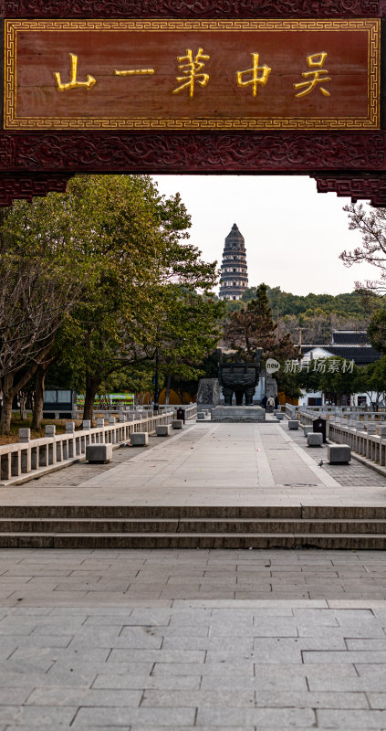 七里山塘到虎丘.苏州虎丘风景区