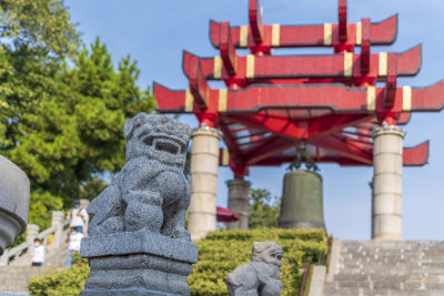 武汉武昌区黄鹤楼公园风景