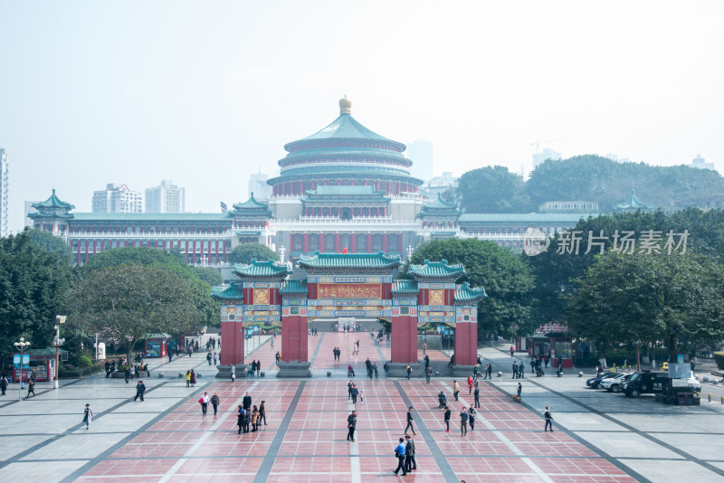 重庆人民大礼堂全景