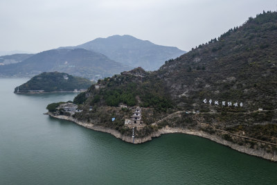 长江三峡奉节瞿塘峡山水风光