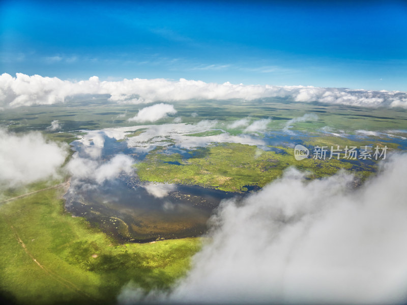 甘肃尕海湖美景