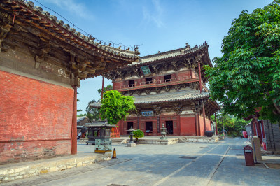 天津蓟县独乐寺观音阁木构建筑