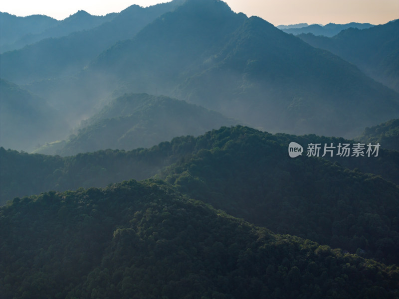 航拍西湖名胜风景区西湖群山