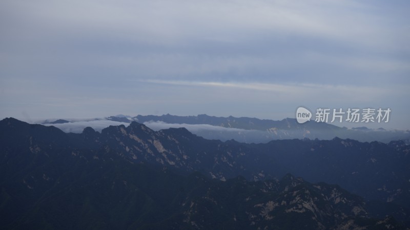 陕西华山山顶的风光