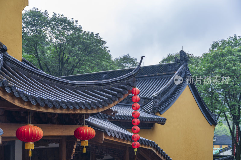 杭州飞来峰景区上天竺法喜禅寺古建筑