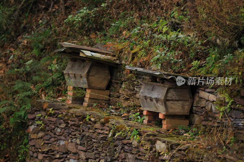 山村养蜜蜂蜂箱