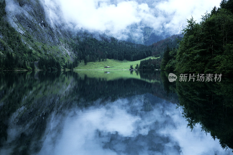 德国国王湖上湖全景