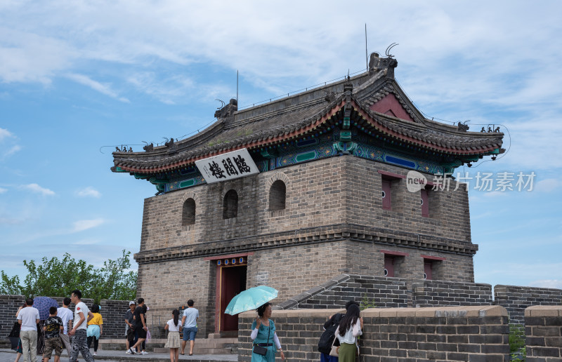 河北山海关老龙头明长城自然建筑景点景观