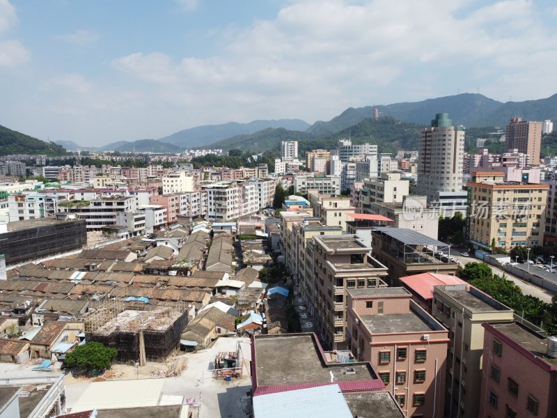 广东东莞：樟木头镇城市风光