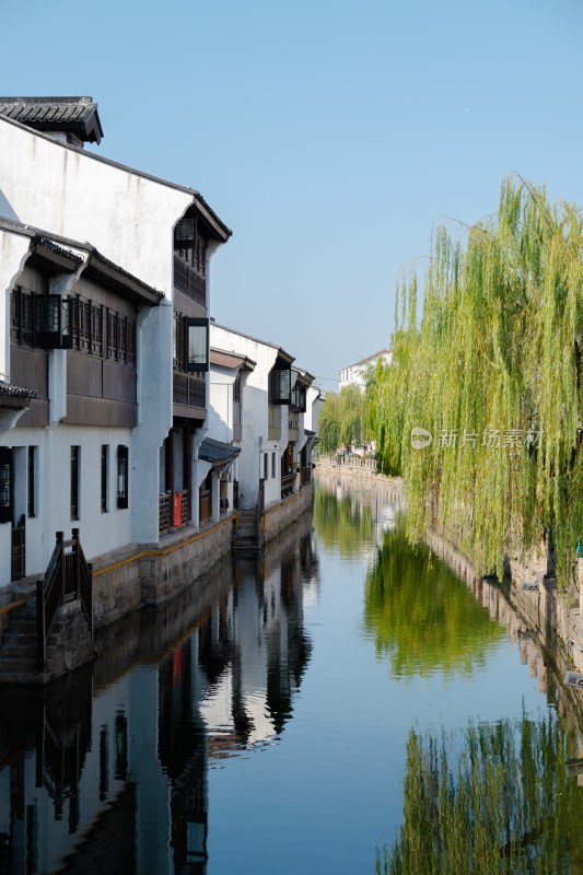 秋冬时节，绍兴江南水乡风景