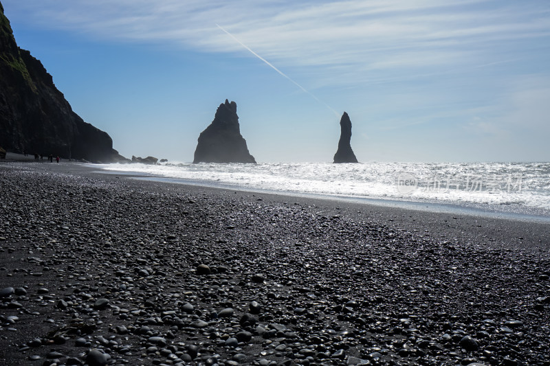 冰岛，维克黑沙滩Reynisfjara