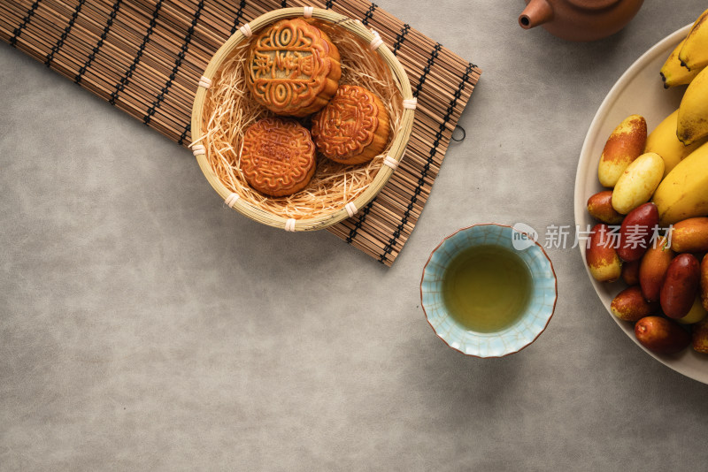 中国传统节日中秋节美食月饼