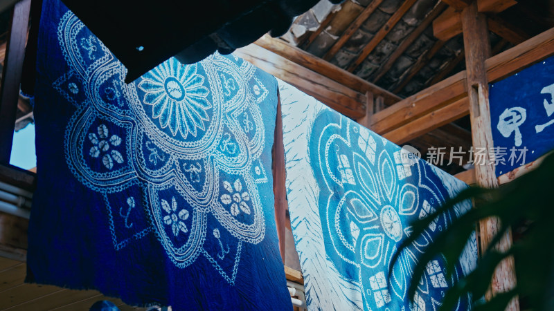 云南大理扎染非遗文化