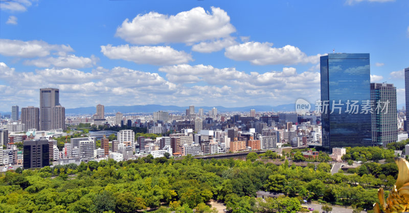 大阪城市风景