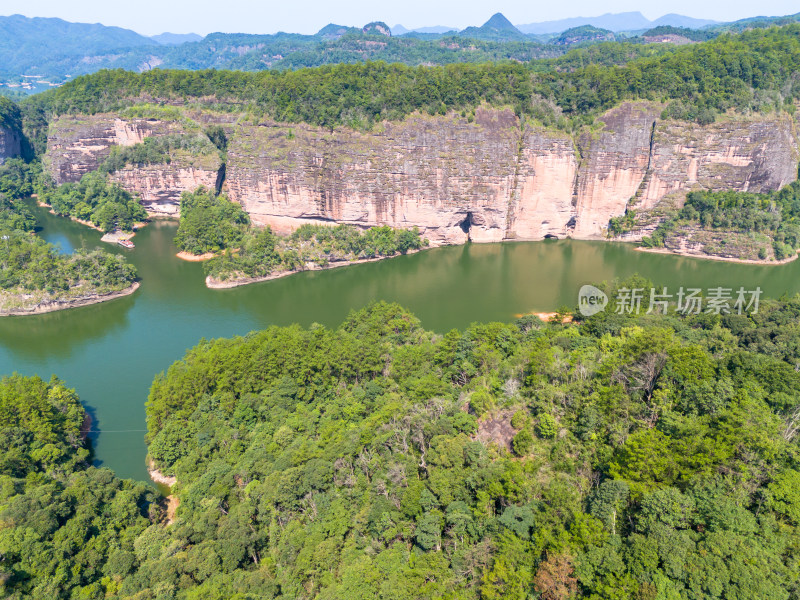 泰宁大金湖景区航拍图