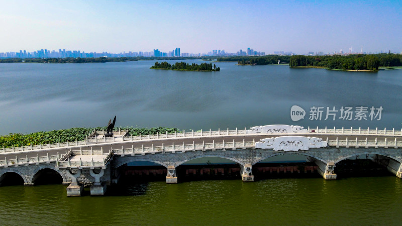 湖北武汉东湖5A景区航拍