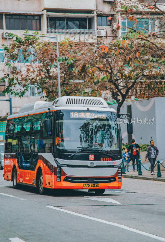 澳门半岛老城区城市风光