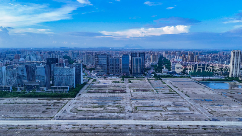 汕头拆除的港口码头汕头港航拍图