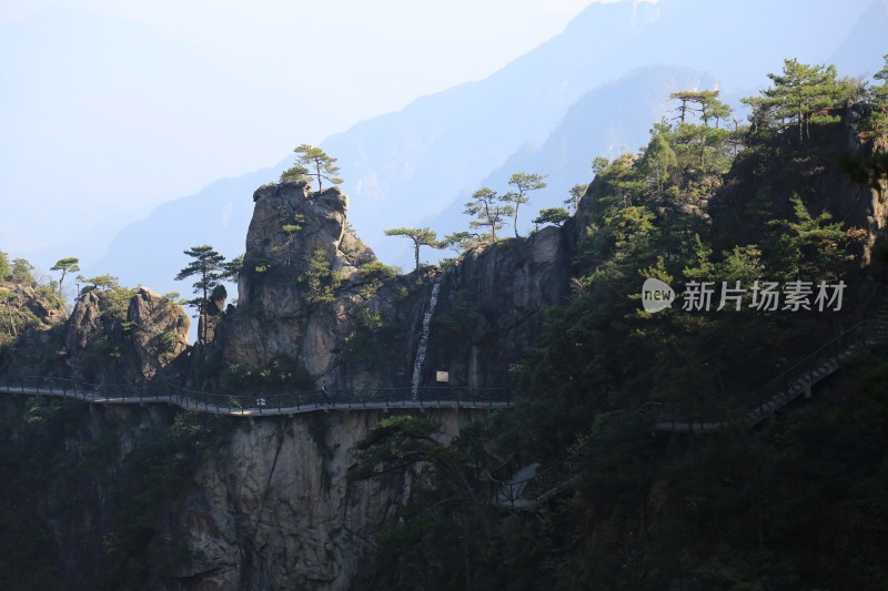 浙江大明山雄伟壮丽的群山