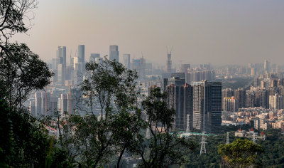 深圳南山区都市建筑风光