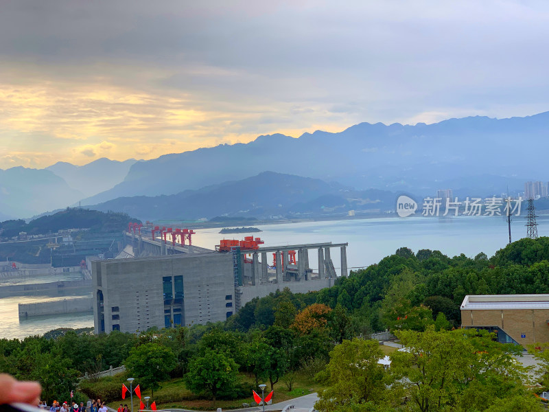 湖北宜昌三峡大坝风景区旅游风光