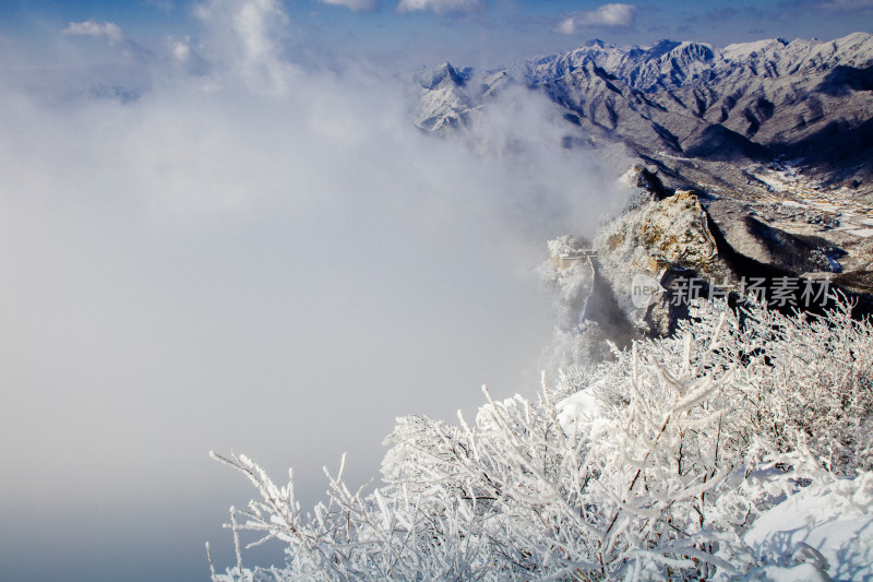 箭扣长城雪景