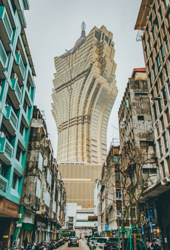 澳门半岛老城区城市风光