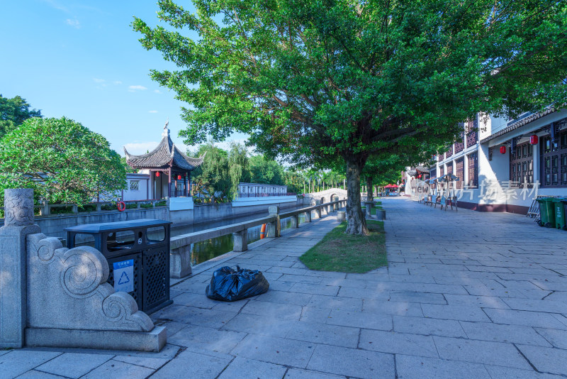 广州南沙蒲洲花园水景园林与中式传统建筑