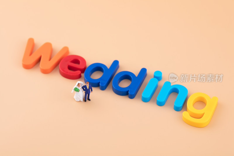 微缩摄影婚姻殿堂wedding